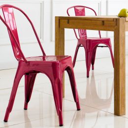  M-503-RED  Metal Chair