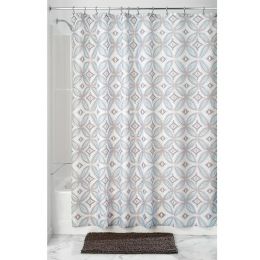  65120EJ  Vintage Tile Shower Curtain