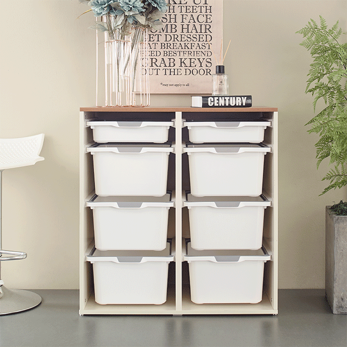 Tommy-White Storage Cabinet